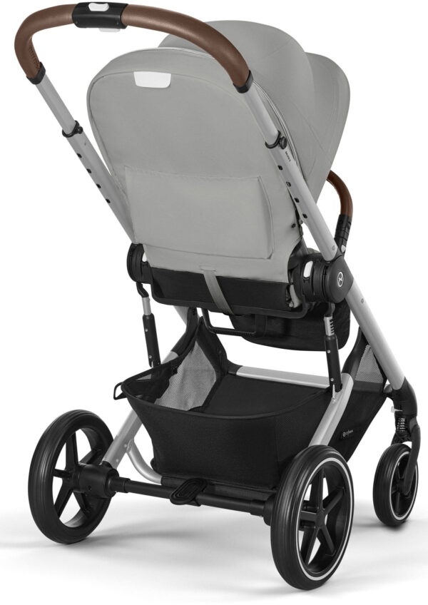 Ratini.lv | Balios S LUX Silver Frame bērnu ratiņi krāsa Stone Grey bilde #13
