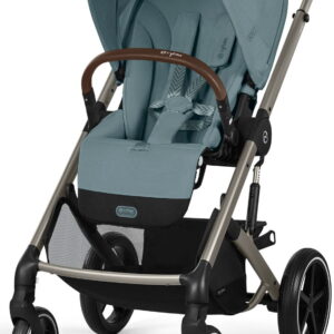 Cybex Balios S LUX Taupe Frame bērnu ratiņi krāsa Stormy Blue