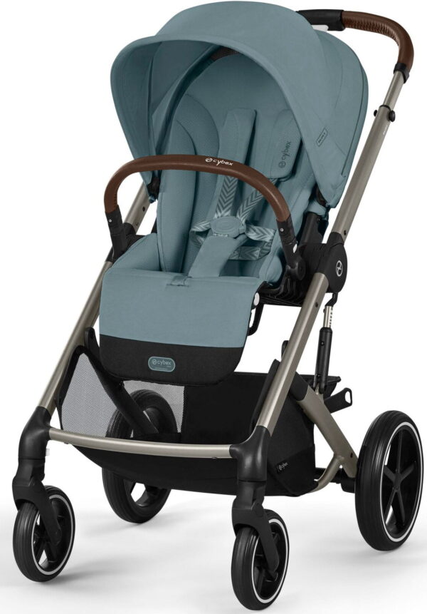 Ratini.lv | Balios S LUX Taupe Frame bērnu ratiņi krāsa Stormy Blue bilde #1