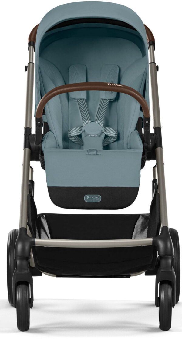 Ratini.lv | Balios S LUX Taupe Frame bērnu ratiņi krāsa Stormy Blue bilde #3