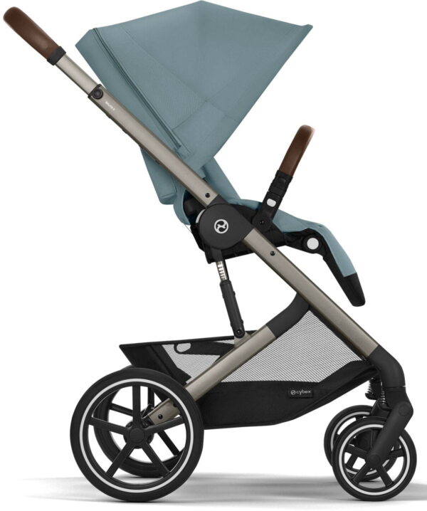 Ratini.lv | Balios S LUX Taupe Frame bērnu ratiņi krāsa Stormy Blue bilde #9