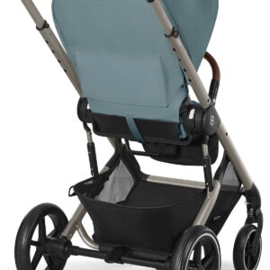 Cybex Balios S LUX Taupe Frame bērnu ratiņi krāsa Stormy Blue