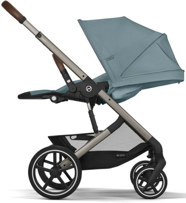 Ratini.lv | Balios S LUX Taupe Frame bērnu ratiņi krāsa Stormy Blue bilde #7