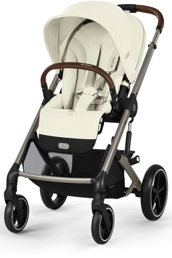 Ratini.lv | Balios S LUX Taupe Frame bērnu ratiņi krāsa Seashell Beige bilde #1