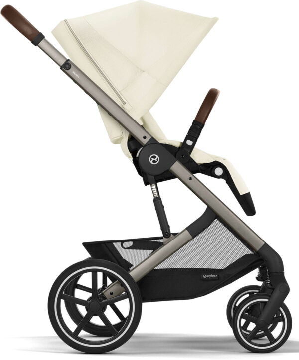 Ratini.lv | Balios S LUX Taupe Frame bērnu ratiņi krāsa Seashell Beige bilde #9