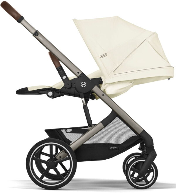Ratini.lv | Balios S LUX Taupe Frame bērnu ratiņi krāsa Seashell Beige bilde #7