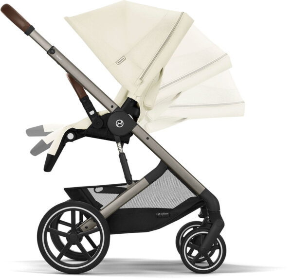 Ratini.lv | Balios S LUX Taupe Frame bērnu ratiņi krāsa Seashell Beige bilde #5