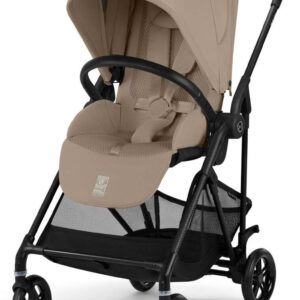 Cybex Melio Carbon bērnu ratiņi krāsa Almond Beige