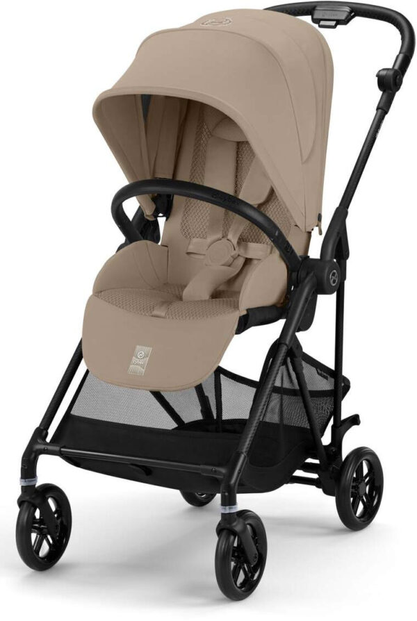 Ratini.lv | Melio Carbon bērnu ratiņi krāsa Almond Beige bilde #1