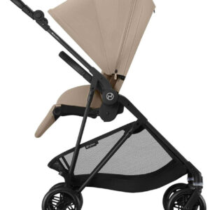Cybex Melio Carbon bērnu ratiņi krāsa Almond Beige