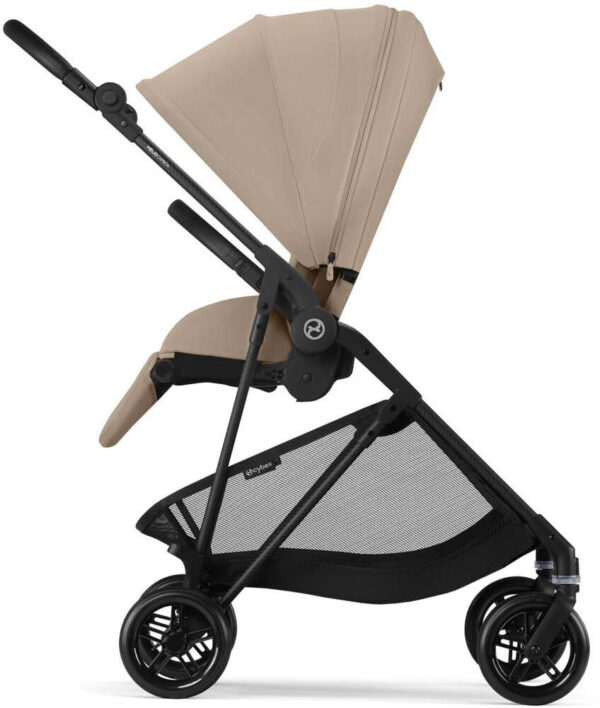 Ratini.lv | Melio Carbon bērnu ratiņi krāsa Almond Beige bilde #7