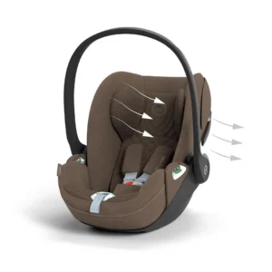 Cybex Cloud T PLUS I-Size autokrēsliņš mazuļiem 45-87cm krāsa Coconut Brown