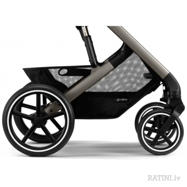 Ratini.lv | Balios S LUX Silver Frame bērnu ratiņi krāsa Lava Grey bilde #19