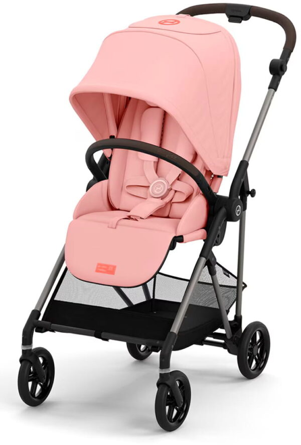 Ratini.lv | Melio bērnu ratiņi krāsa Candy Pink bilde #1
