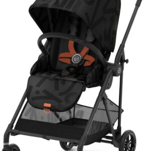 Cybex Melio Street B bērnu ratiņi krāsa Real Black