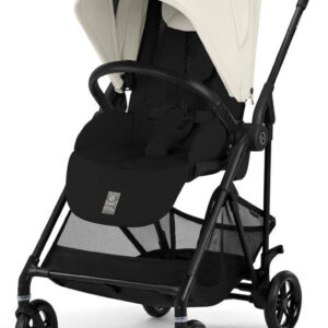 Cybex Melio Carbon bēnu ratiņi krāsa Canvas White
