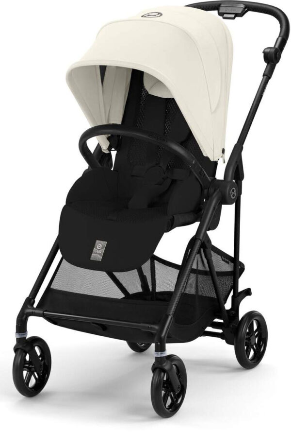 Ratini.lv | Melio Carbon bēnu ratiņi krāsa Canvas White bilde #1