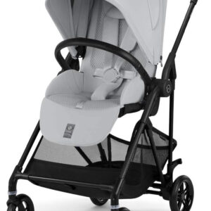 Cybex Melio Carbon bērnu ratiņi krāsa Fog Grey