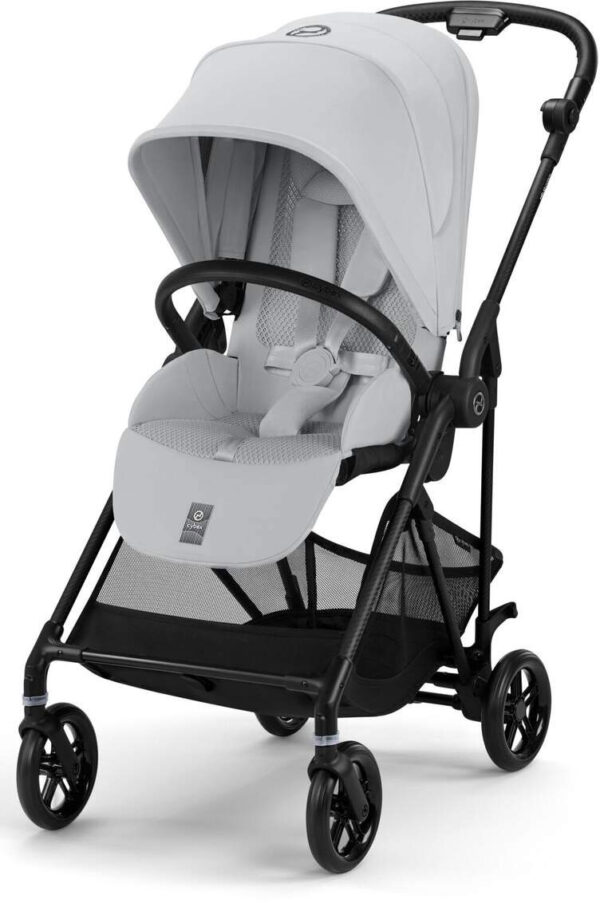 Ratini.lv | Melio Carbon bērnu ratiņi krāsa Fog Grey bilde #1