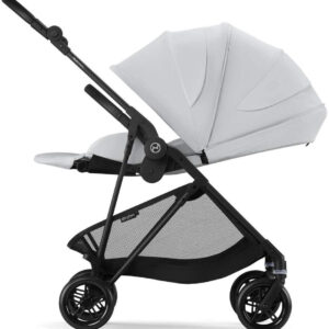 Cybex Melio Carbon bērnu ratiņi krāsa Fog Grey