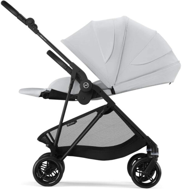 Ratini.lv | Melio Carbon bērnu ratiņi krāsa Fog Grey bilde #5