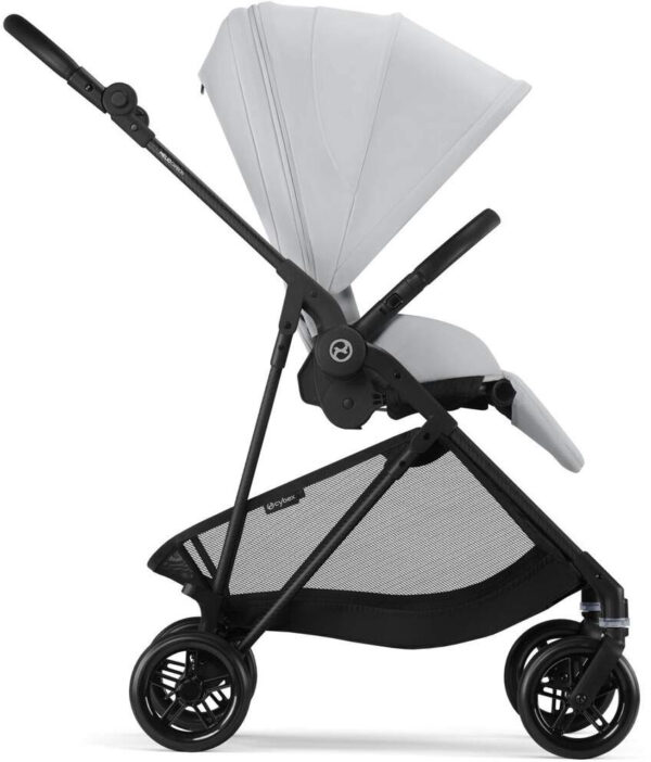 Ratini.lv | Melio Carbon bērnu ratiņi krāsa Fog Grey bilde #9