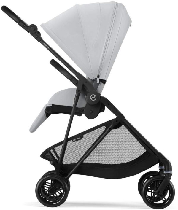 Ratini.lv | Melio Carbon bērnu ratiņi krāsa Fog Grey bilde #7