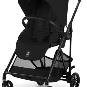 Cybex Melio Carbon bērnu ratiņi krāsa Magic Black