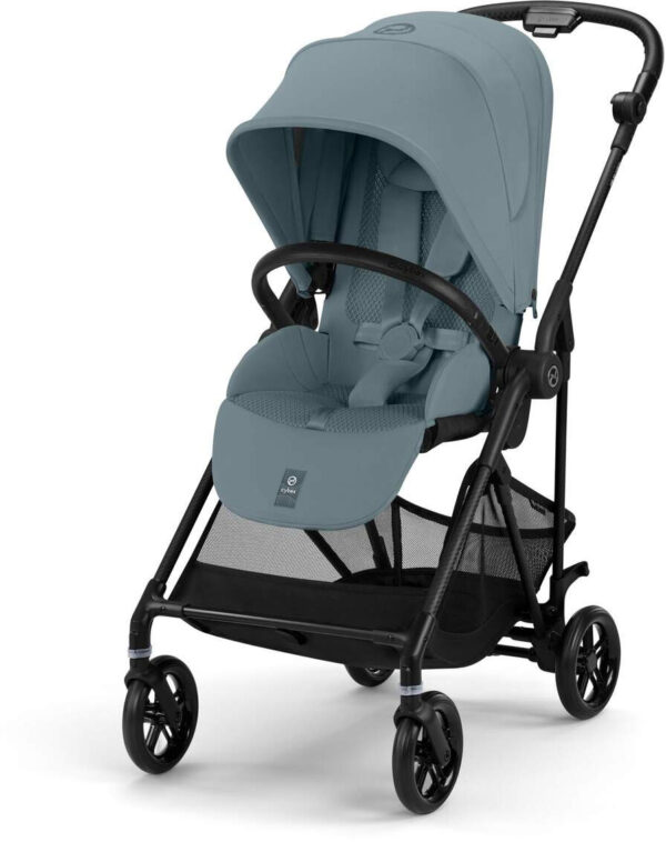 Ratini.lv | Melio Carbon bērnu ratiņi krāsa Stormy Blue bilde #1