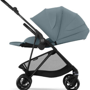 Cybex Melio Carbon bērnu ratiņi krāsa Stormy Blue