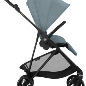 Cybex Melio Carbon bērnu ratiņi krāsa Stormy Blue