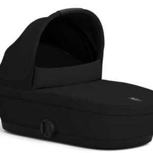 Cybex Melio Cot bērnu ratu kulba krāsa Magic Black