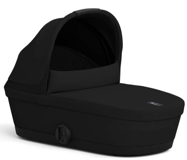 Ratini.lv | Melio Cot bērnu ratu kulba krāsa Magic Black bilde #1