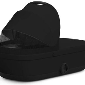 Cybex Melio Cot bērnu ratu kulba krāsa Magic Black