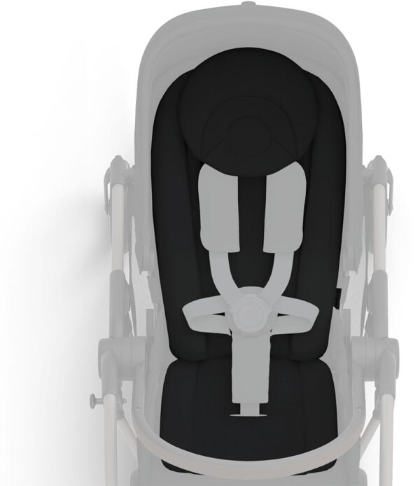Ratini.lv | Newborn Nest mazuļu ieliktnis ratiņos krāsa Black bilde #1