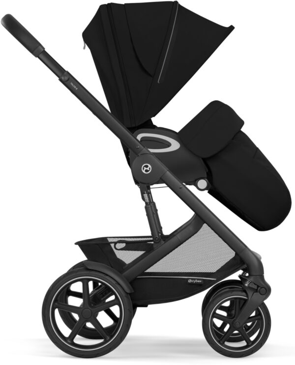 Ratini.lv | Talos S LUX bērnu ratu komplekts 2in1 krāsa Moon Black bilde #11