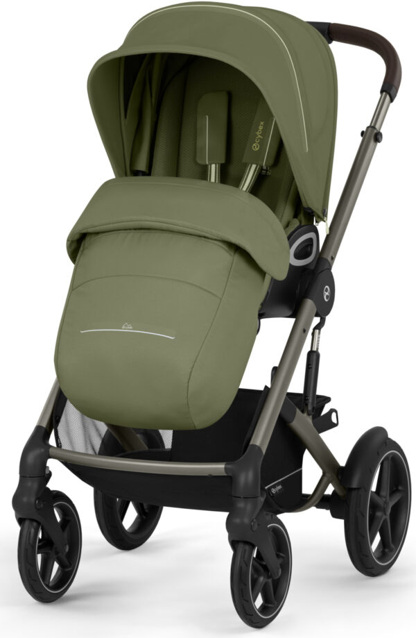 Ratini.lv | Talos S LUX bērnu ratiņi krāsa Moss Green bilde #1
