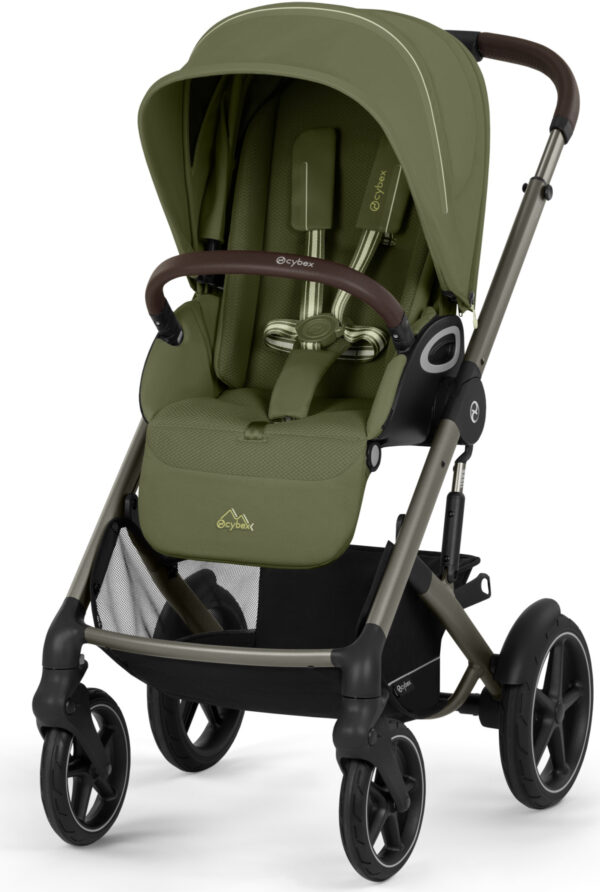 Ratini.lv | Talos S LUX bērnu ratiņi krāsa Moss Green bilde #3