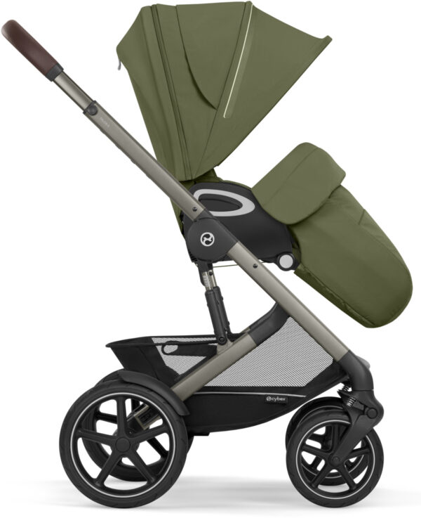 Ratini.lv | Talos S LUX bērnu ratiņi krāsa Moss Green bilde #7