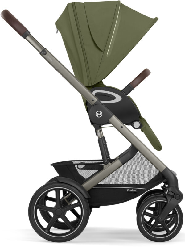 Ratini.lv | Talos S LUX bērnu ratiņi krāsa Moss Green bilde #9