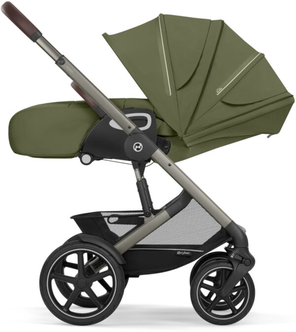 Ratini.lv | Talos S LUX bērnu ratiņi krāsa Moss Green bilde #11