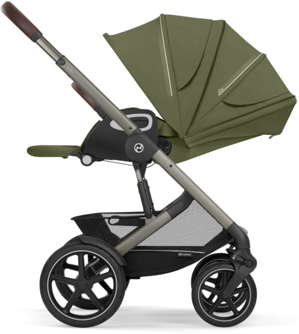 Ratini.lv | Talos S LUX bērnu ratiņi krāsa Moss Green bilde #13