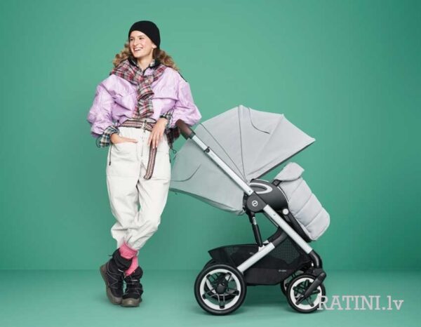 Ratini.lv | Talos S LUX bērnu ratiņi krāsa Ocean Blue bilde #19