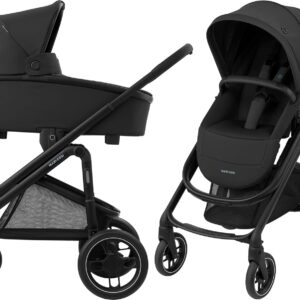 Maxi Cosi Plaza + Plus 2in1 ratiņi krāsa Essential Black
