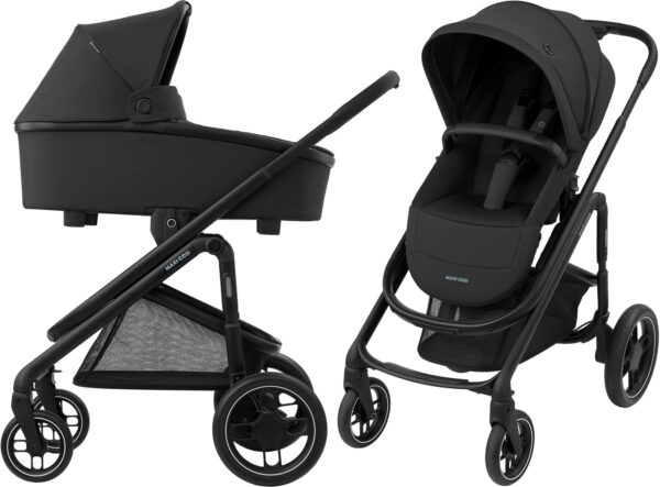 Ratini.lv | Plaza + Plus 2in1 ratiņi krāsa Essential Black bilde #1