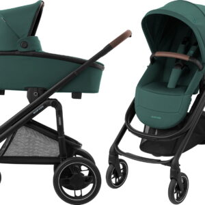 Maxi Cosi Plaza + Plus 2in1 ratiņi krāsa Essential Green