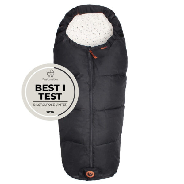 EasyGrow FERD Maxi bērnu dūnu guļammaiss krāsa Black