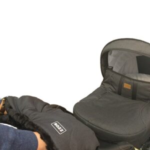 BOZZ Hand Warmer ratu cimdi krāsa Black Melange Fleece