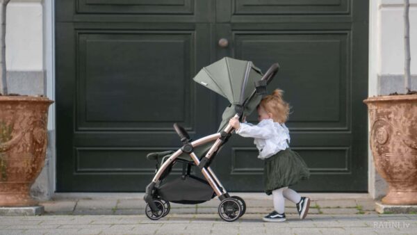 Ratini.lv | Influencer bērnu ratiņi krāsa Black Brown bilde #15