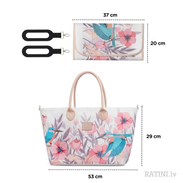 Ratini.lv | Mommy Bag ratu soma krāsa Bird bilde #3
